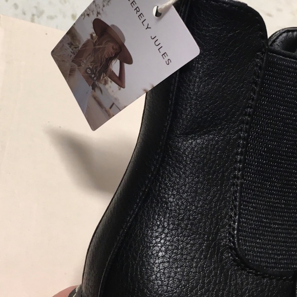 New” Sincerely Jules No Lace Black Combat Boots!! - Picture 2 of 5